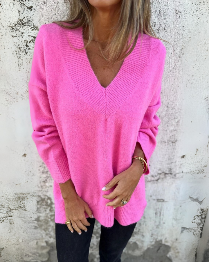 MARIANE - CASUAL V-NECK SWEATER